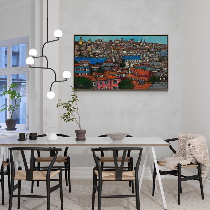 Karaköy'e Doğru Yağlı Boya Tablosu