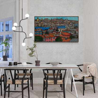 Karaköy'e Doğru Yağlı Boya Tablosu