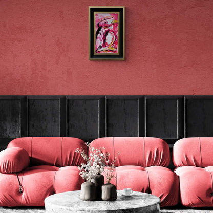 Renkli Kuş Yağlı Boya Tablosu