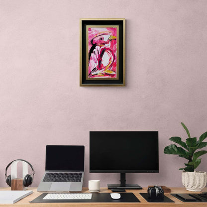 Renkli Kuş Yağlı Boya Tablosu