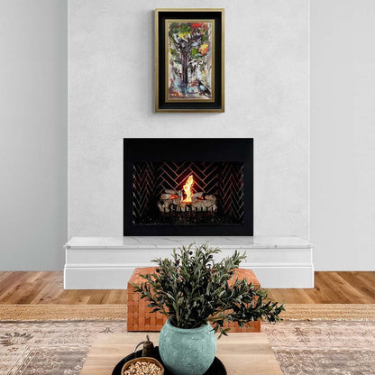 Ağacın Güvercinleri Yağlı Boya Tablosu