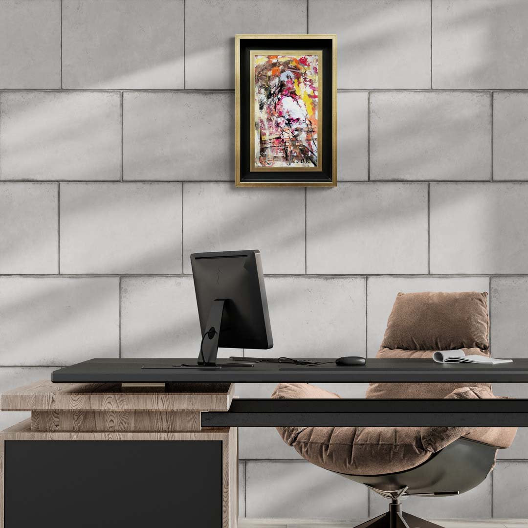 Kozmik Yankı Yağlı Boya Tablosu