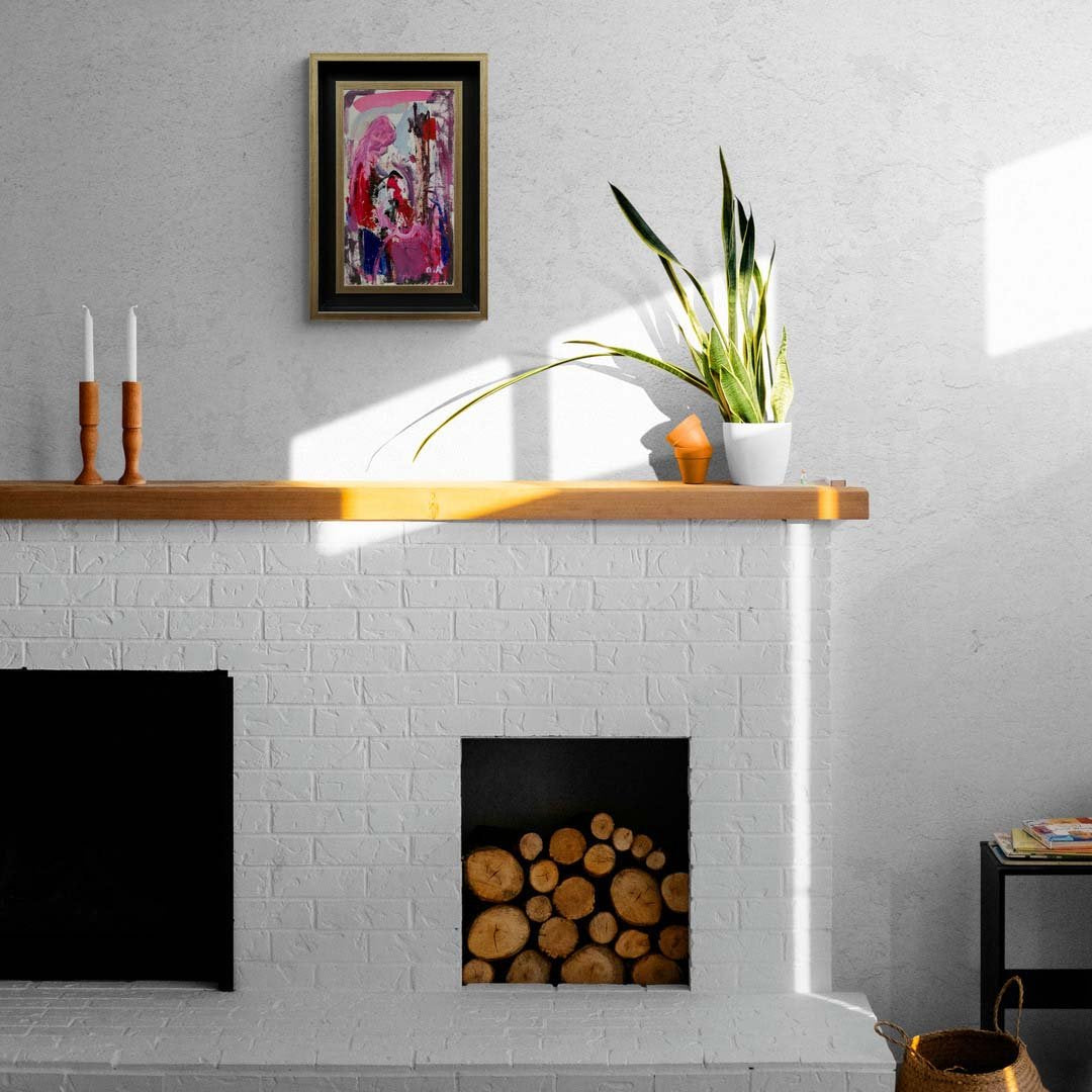 Renkli Sevgi Yağlı Boya Tablosu