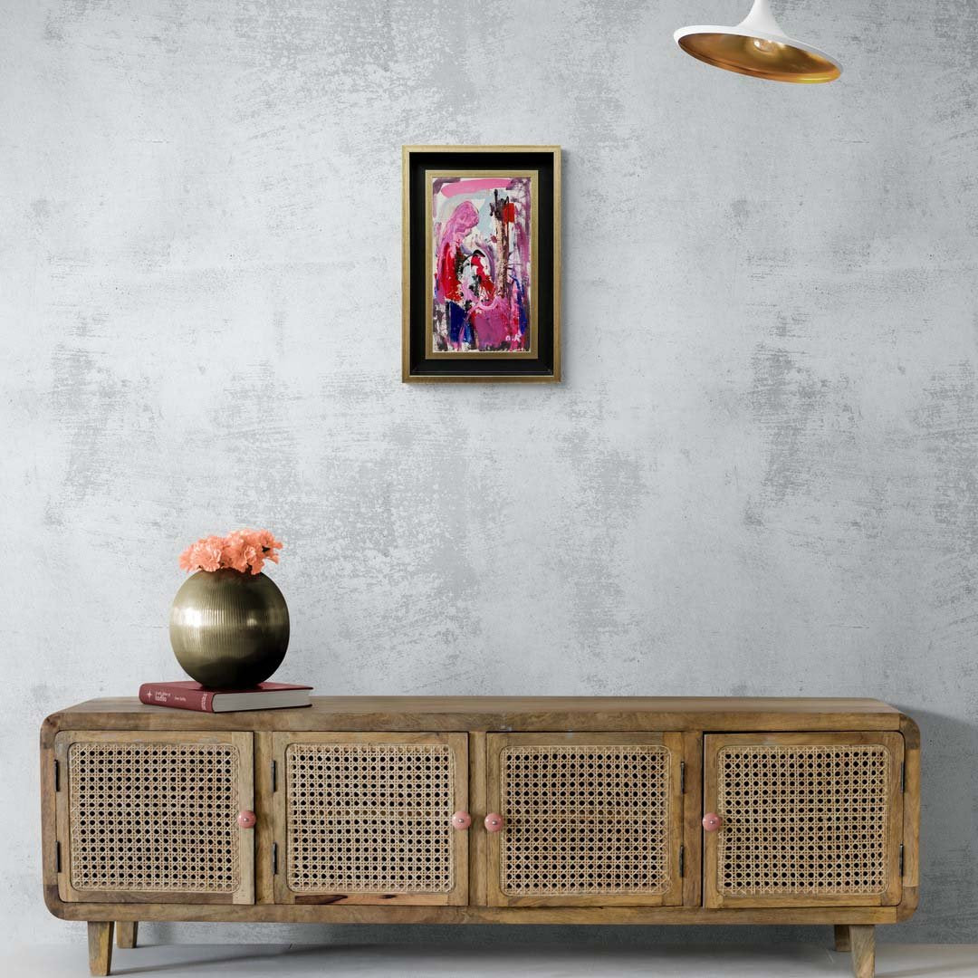 Renkli Sevgi Yağlı Boya Tablosu