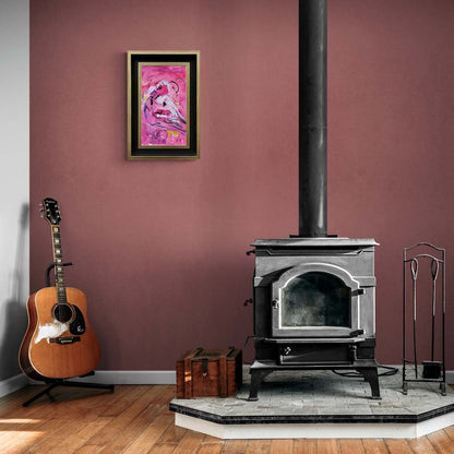 Renkli Güvercinler Yağlı Boya Tablosu