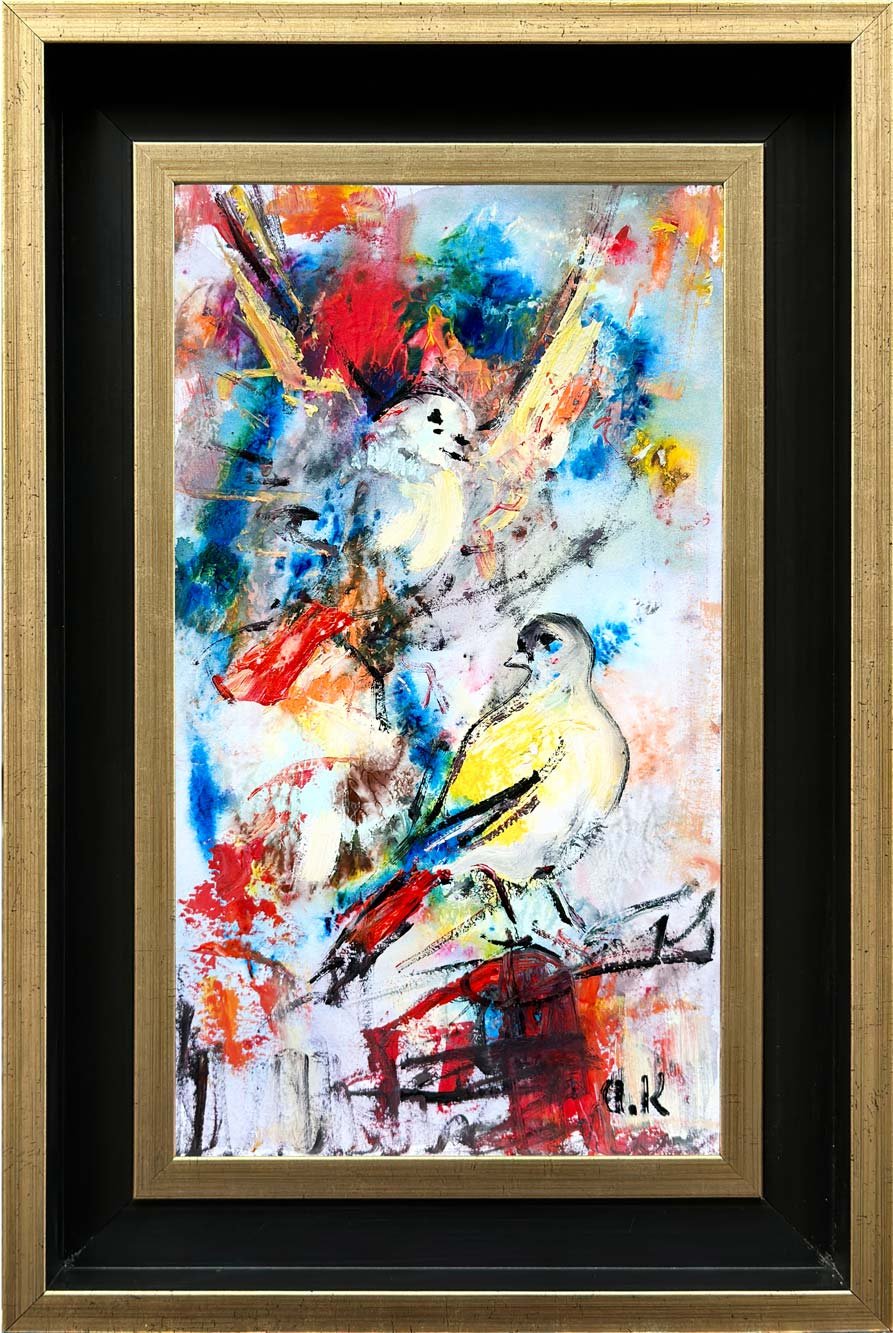 Güvercinin Hayalleri Yağlı Boya Tablosu