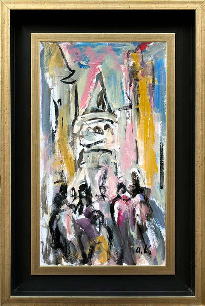 Galata Kulesi Rüyası Yağlı Boya Tablosu