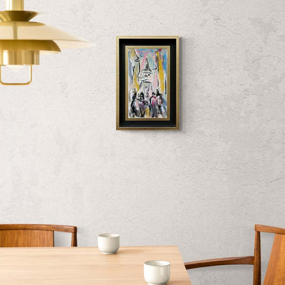 Galata Kulesi Rüyası Yağlı Boya Tablosu