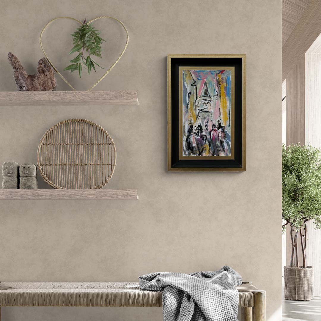 Galata Kulesi Rüyası Yağlı Boya Tablosu