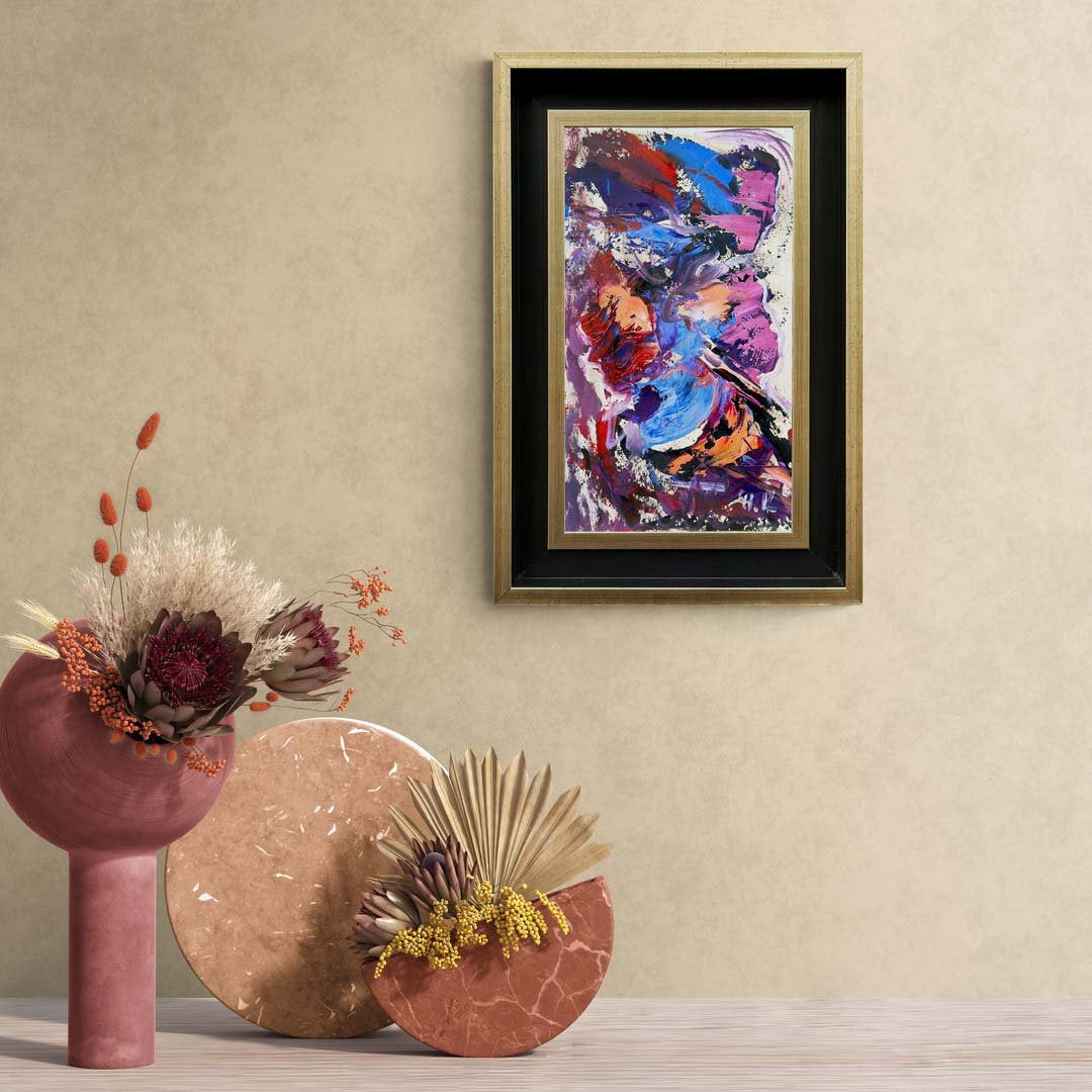 Renk Rapsodisi Yağlı Boya Tablosu