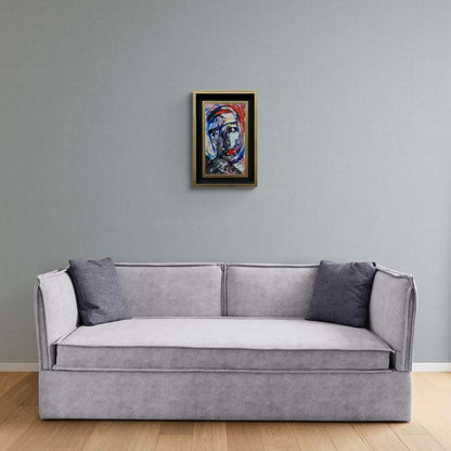 İnsan ve Güvercin Yağlı Boya Tablosu