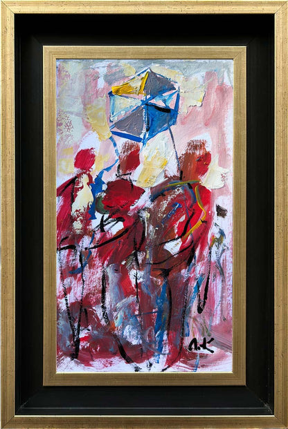 Uçurtmanın Dansı Yağlı Boya Tablosu