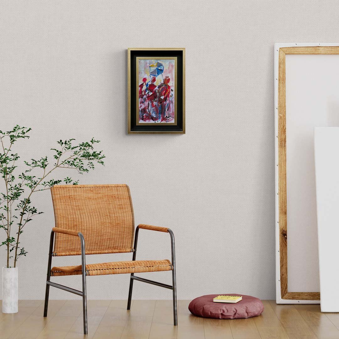 Uçurtmanın Dansı Yağlı Boya Tablosu