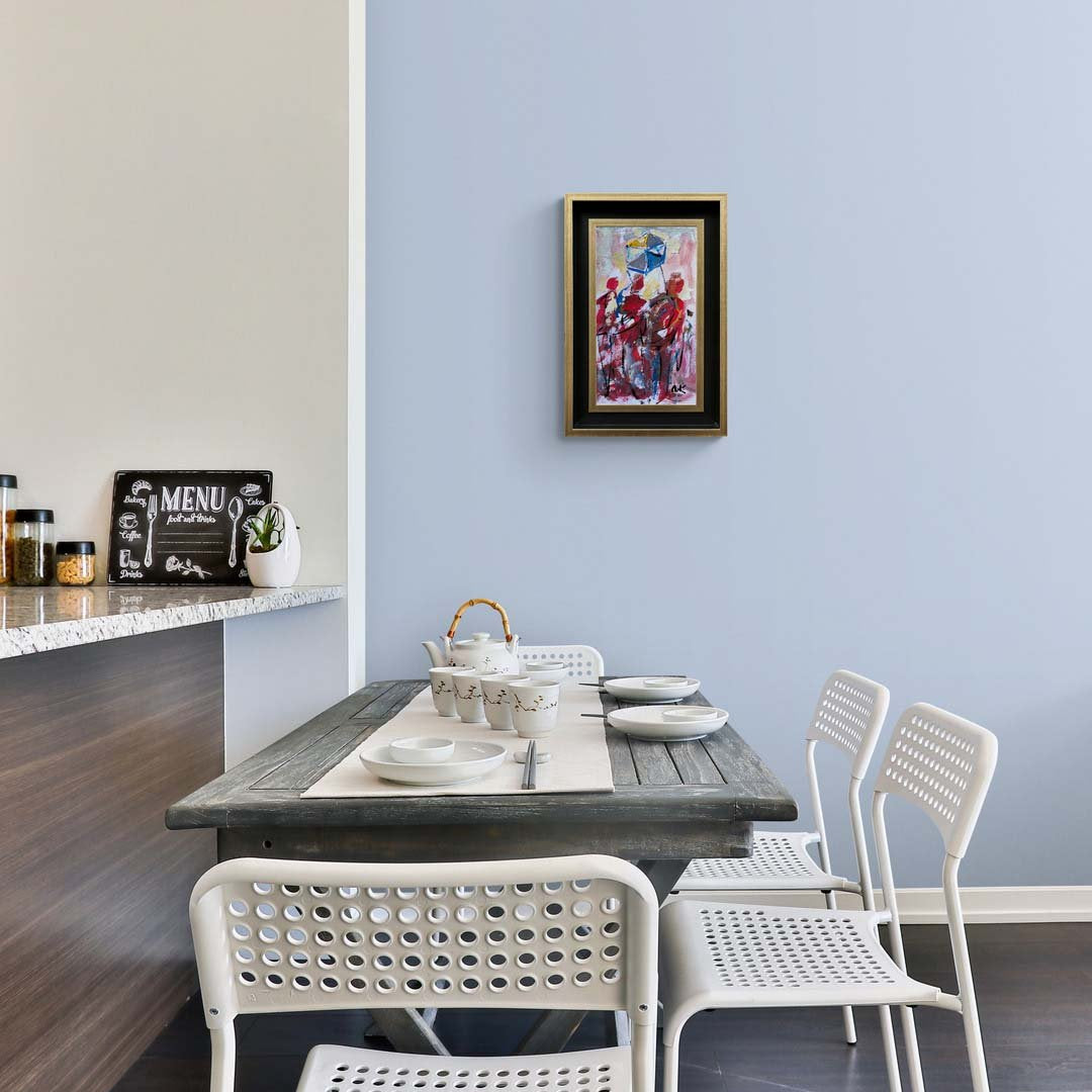 Uçurtmanın Dansı Yağlı Boya Tablosu