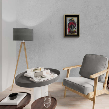 İzler ve Çizgiler Yağlı Boya Tablosu