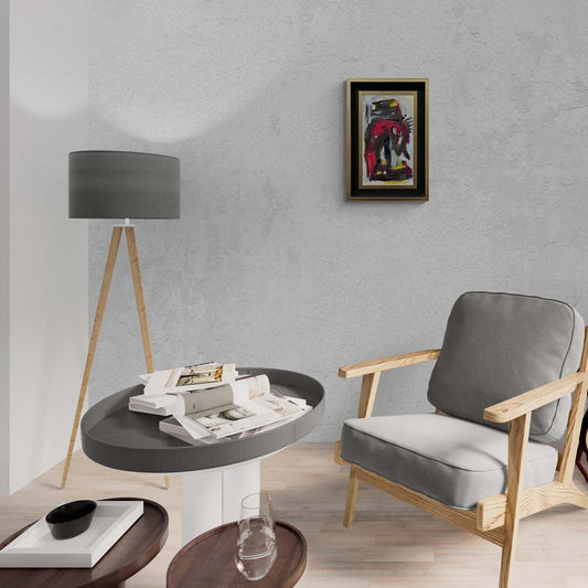 İzler ve Çizgiler Yağlı Boya Tablosu