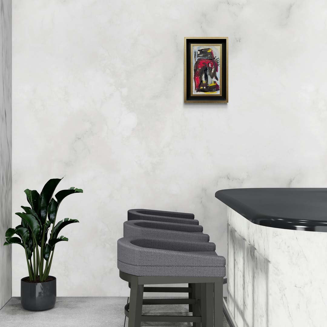 İzler ve Çizgiler Yağlı Boya Tablosu