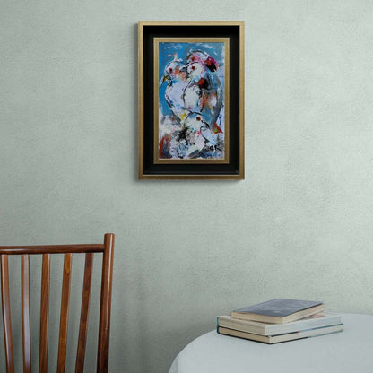 Özgür Güvercinler Yağlı Boya Tablosu