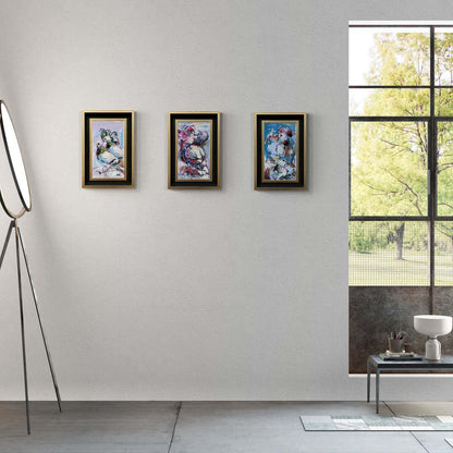 Güvercinlerin İncelikleri Yağlı Boya Tablosu