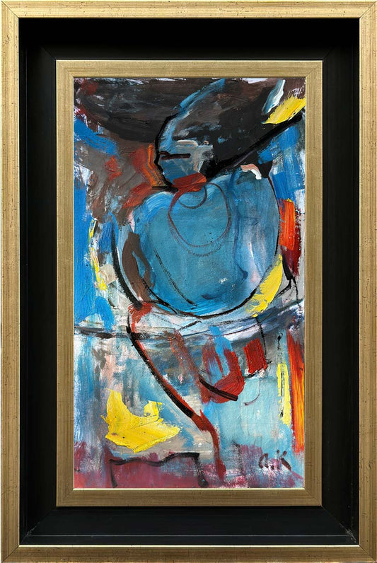 Çizgisel Düşler Yağlı Boya Tablosu