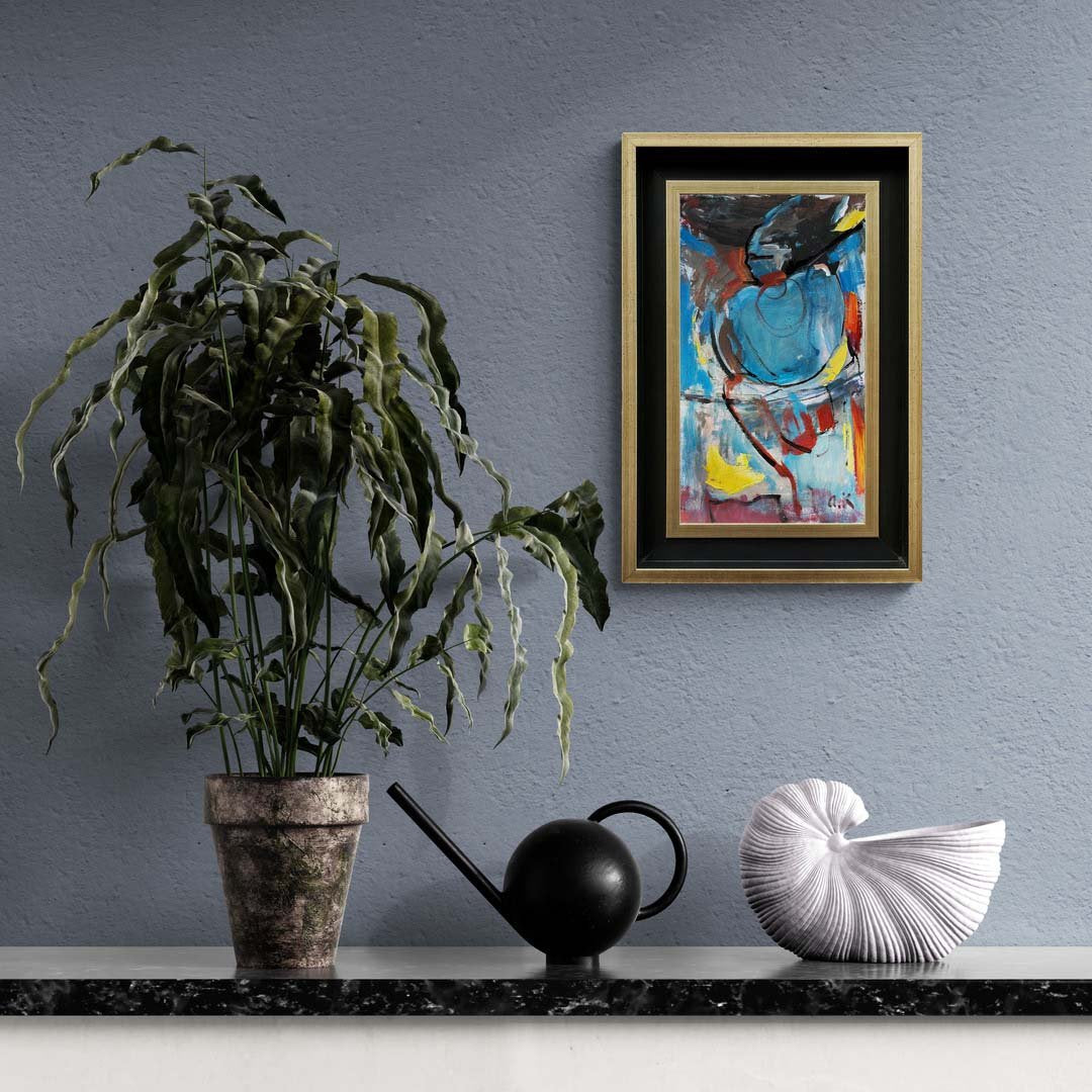 Çizgisel Düşler Yağlı Boya Tablosu