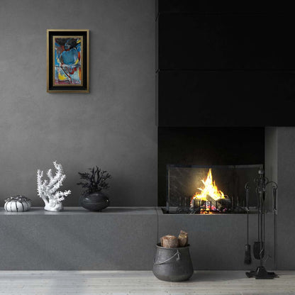 Çizgisel Düşler Yağlı Boya Tablosu