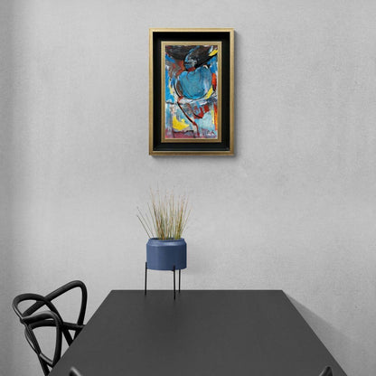 Çizgisel Düşler Yağlı Boya Tablosu