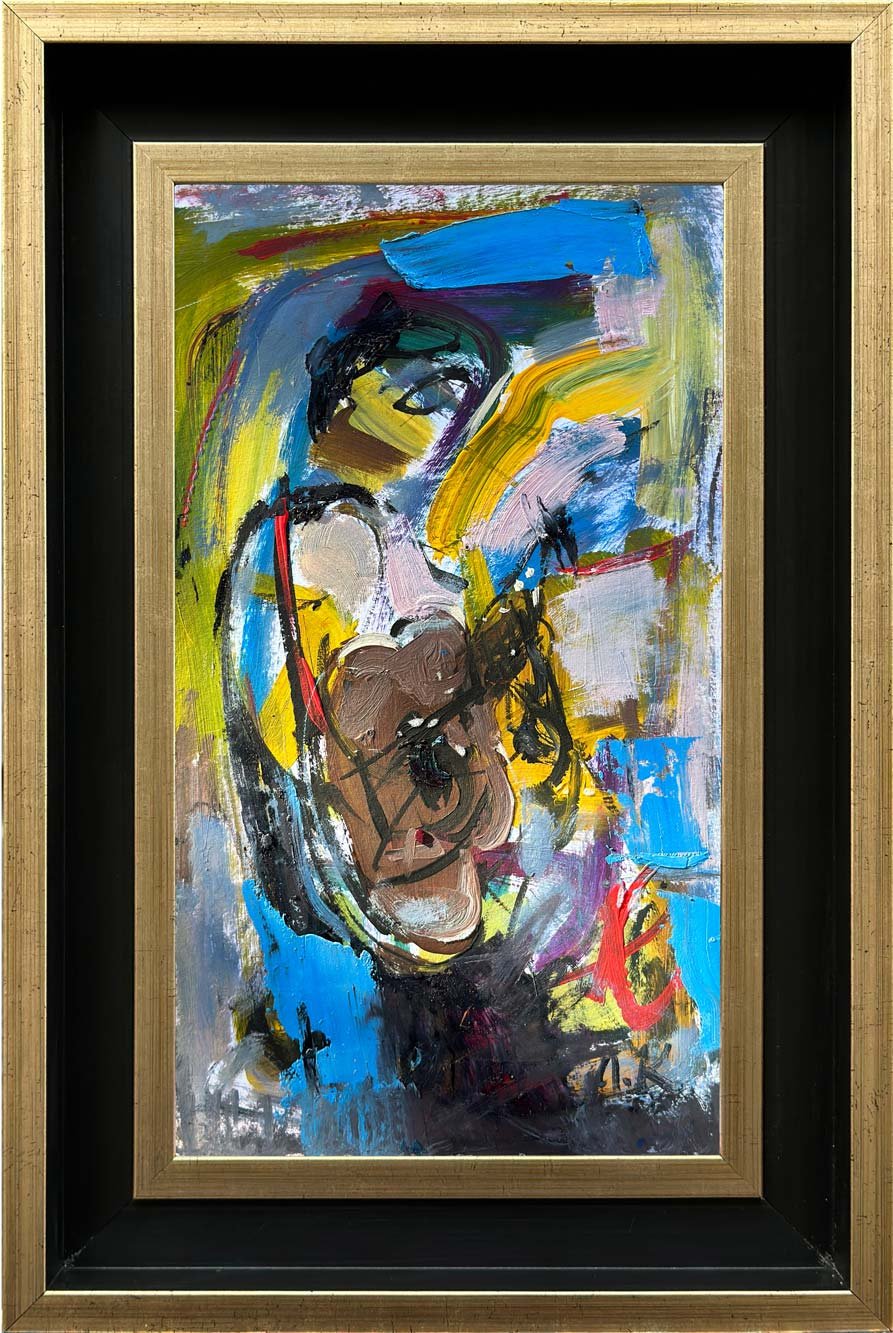 Renkli Serenad Yağlı Boya Tablosu