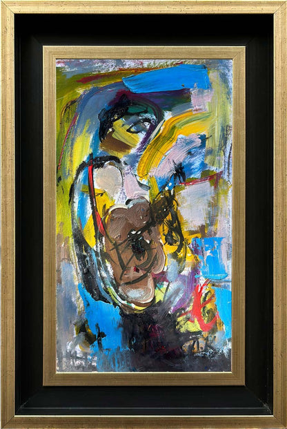 Renkli Serenad Yağlı Boya Tablosu