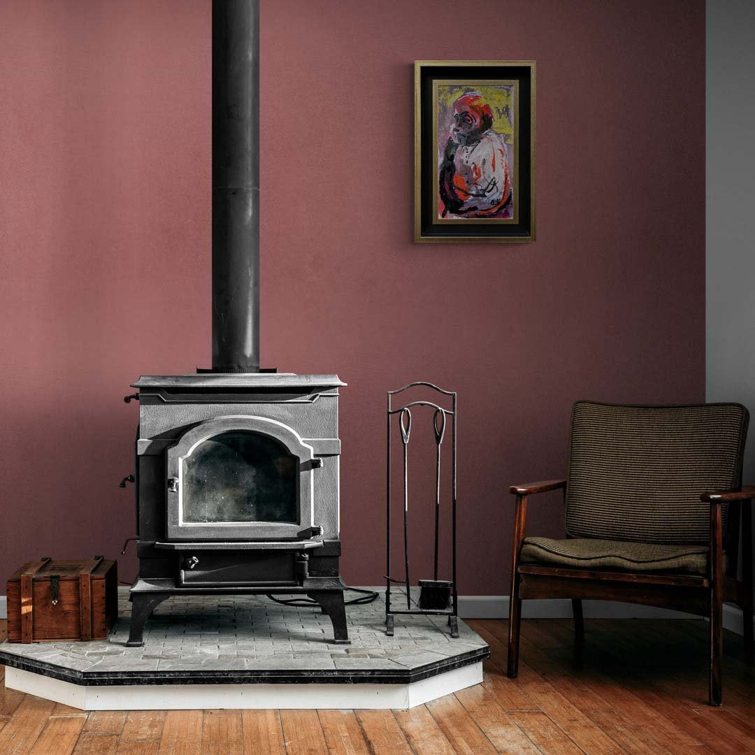 Soyut Zamanda İnsan Yağlı Boya Tablosu