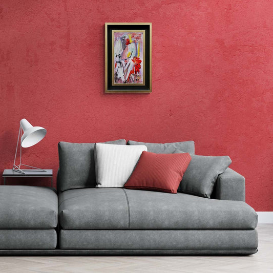 Hayal Gücü Yumağı Yağlı Boya Tablosu