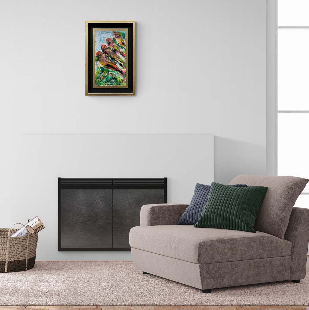 Kuşların Bekleyişi Yağlı Boya Tablosu