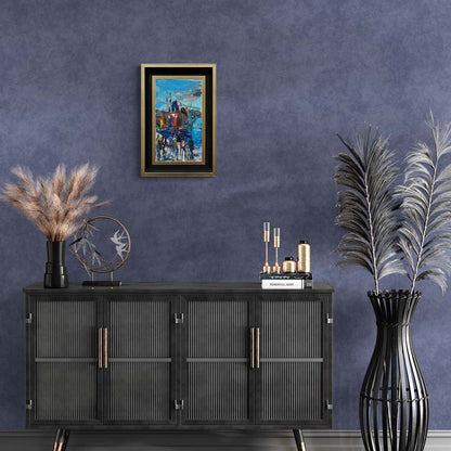 Ortaköy'de Bir Gün Yağlı Boya Tablosu