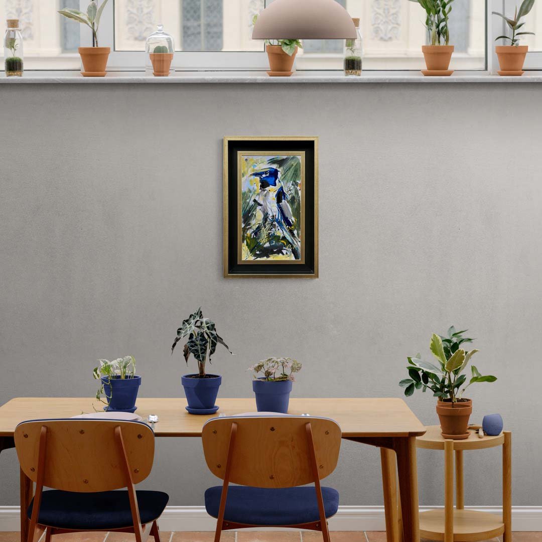 Tropik Kuş Yağlı Boya Tablosu