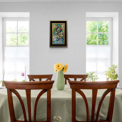 Baharın Kuşları Yağlı Boya Tablosu