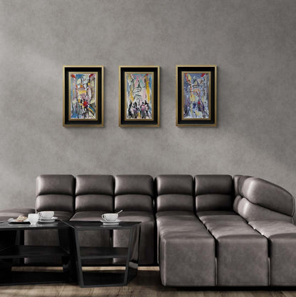 Galata'nın Rüyası Yağlı Boya Tablosu