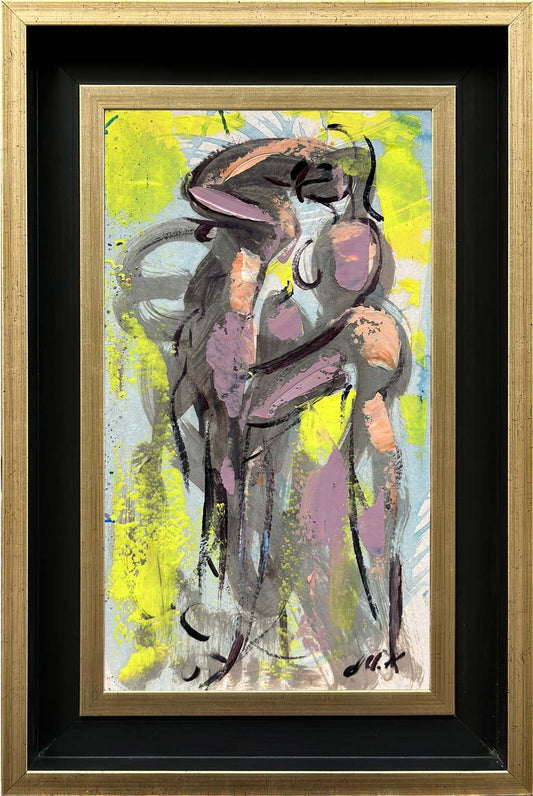 Soyut Dalgalar Yağlı Boya Tablosu