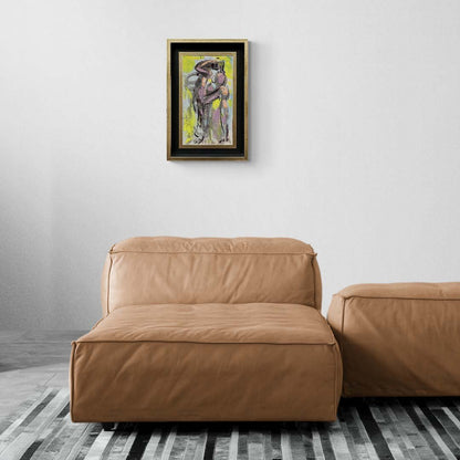 Soyut Dalgalar Yağlı Boya Tablosu