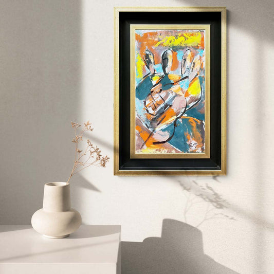 İnsan Formları Yağlı Boya Tablosu