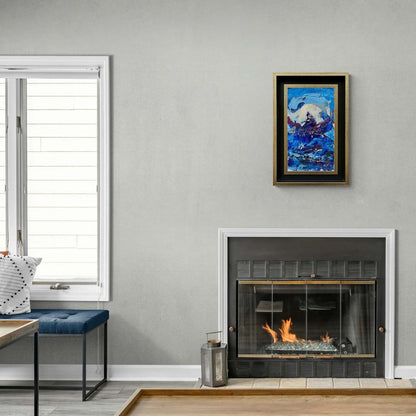 Kayıkçı Bekleyişi Yağlı Boya Tablosu