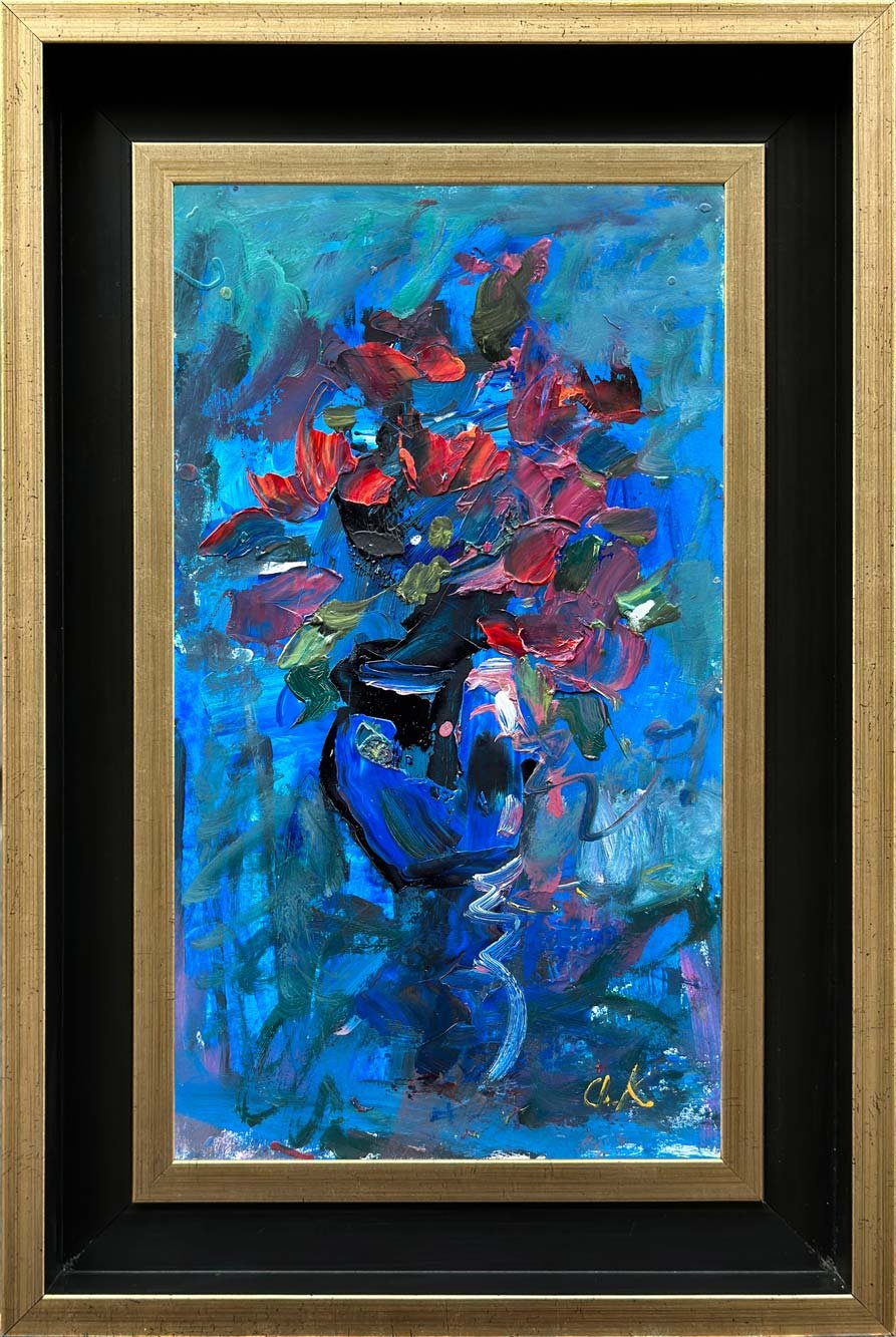 Vazodaki Buket Yağlı Boya Tablosu