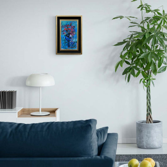 Vazodaki Buket Yağlı Boya Tablosu