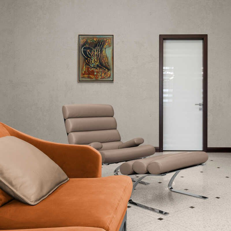 Kaftan Üzerinde Tuğra Yağlı Boya Tablosu