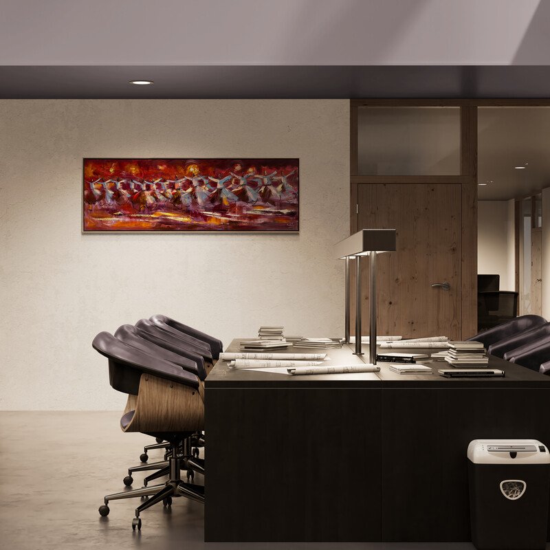 Aşka Doğru Yağlı Boya Tablosu