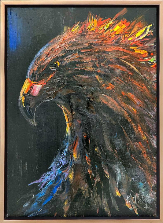 Gökyüzünün Kartalı Yağlı Boya Tablosu