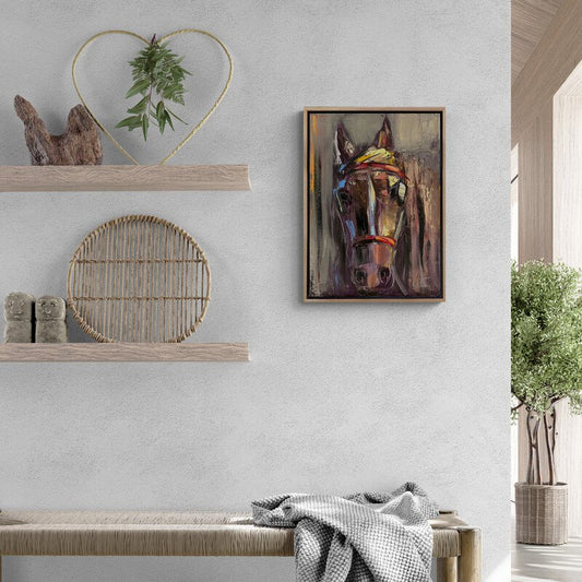 Atın Duruşu Yağlı Boya Tablosu