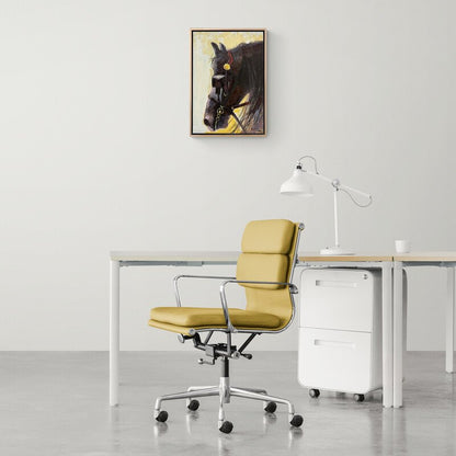 Siyah At Yağlı Boya Tablosu