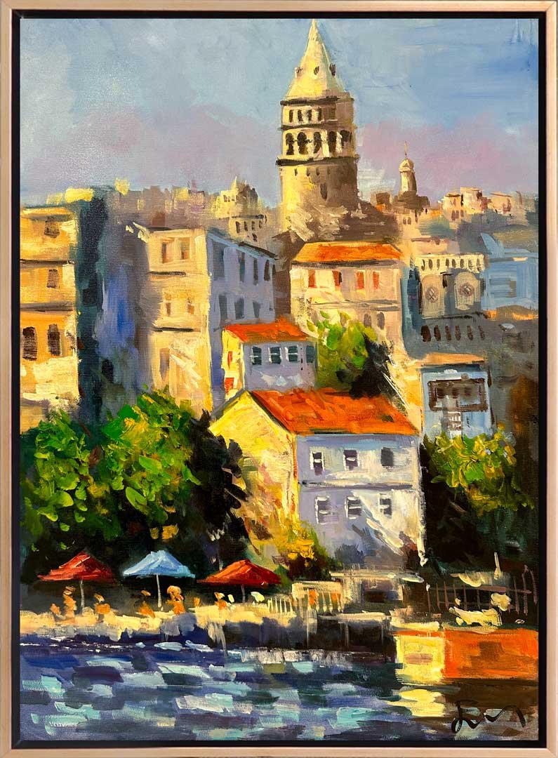 Eski Karaköy Yağlı Boya Tablosu