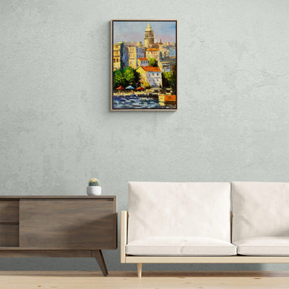 Eski Karaköy Yağlı Boya Tablosu