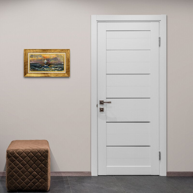 Hırçın Dalgaların Dansı Yağlı Boya Tablosu